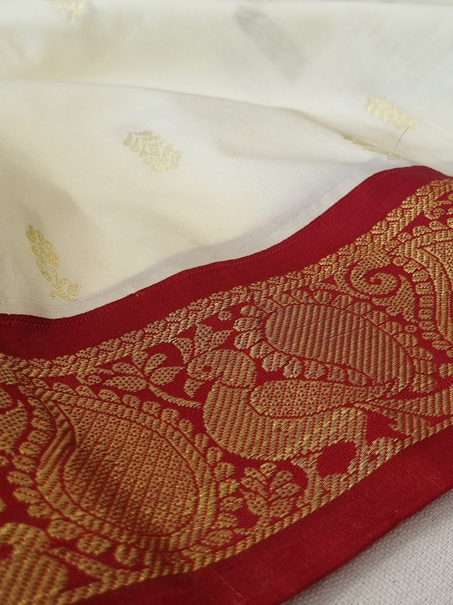 Semi Soft Silk Gold Zari Saree - Persian Blue